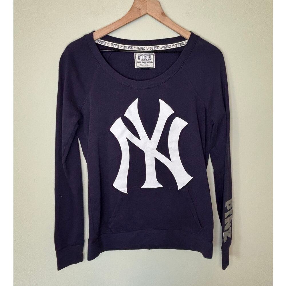 PINK Victoria Secret MLB Yankees Shirt Medium